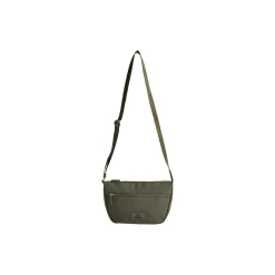 MonoMBG Crossbody Bag Recycled, dark olive w/gold