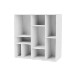 Montana 1613 reol med hjul, 101 new white/black