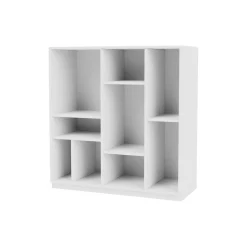 Montana 1613 reol med hjul, 101 new white/black