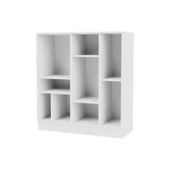 Montana 1613 reol med hjul, 101 new white/black