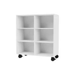 Montana 1113 reol med hjul, 101 new white/black