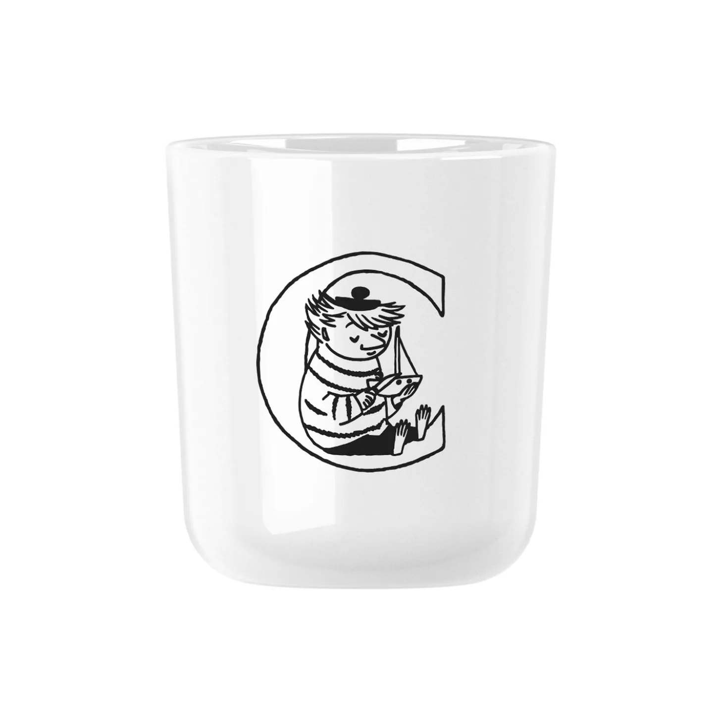 Moomin ABC kop C, moomin white