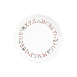 Moomin ABC tallerken Ø 20 cm, moomin salmon