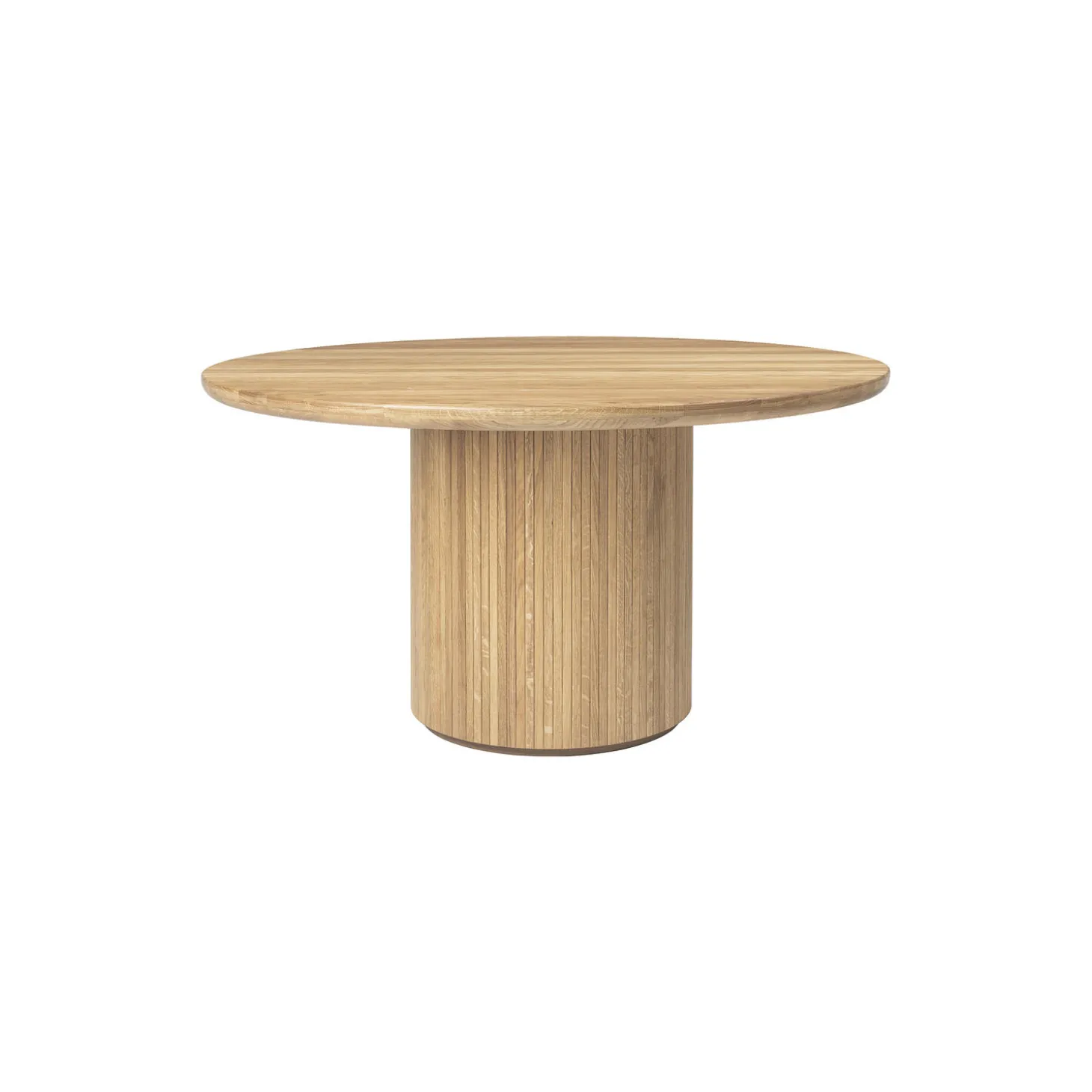 Moon Round Dining Table, oiled oak