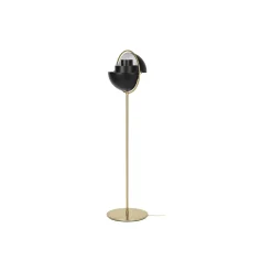 Multi-Lite Floor Lamp, black semi matt/brass
