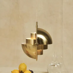 Multi-Lite Pendant, brass