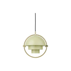 Multi-Lite Pendant, desert sage/brass