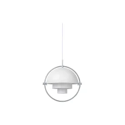 Multi-Lite Pendant, white semi matt/chrome