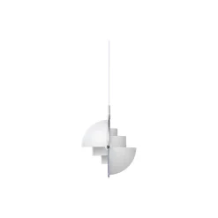 Multi-Lite Pendant, white semi matt/chrome