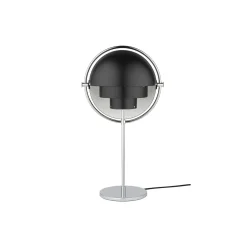 Multi-Lite Table Lamp, black semi matt/chrome