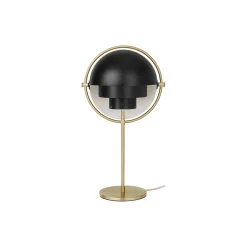 Multi-Lite Table Lamp, black semi matt/brass