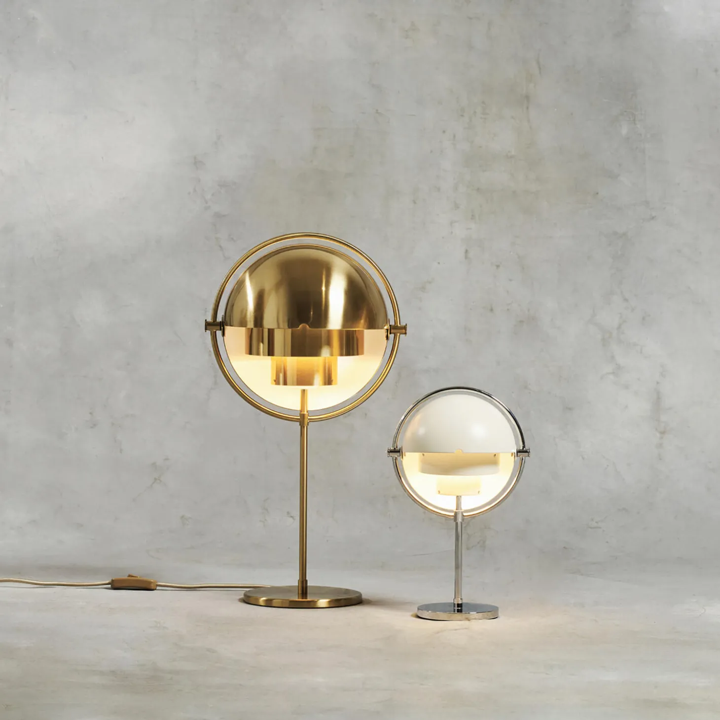 Multi-Lite Table Lamp, brass