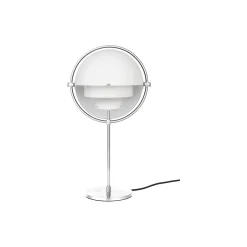 Multi-Lite Table Lamp, white semi matt/chrome
