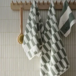 Mumi badehåndklæde Tern grøn