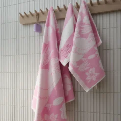 Mumi håndklæde seashells pink