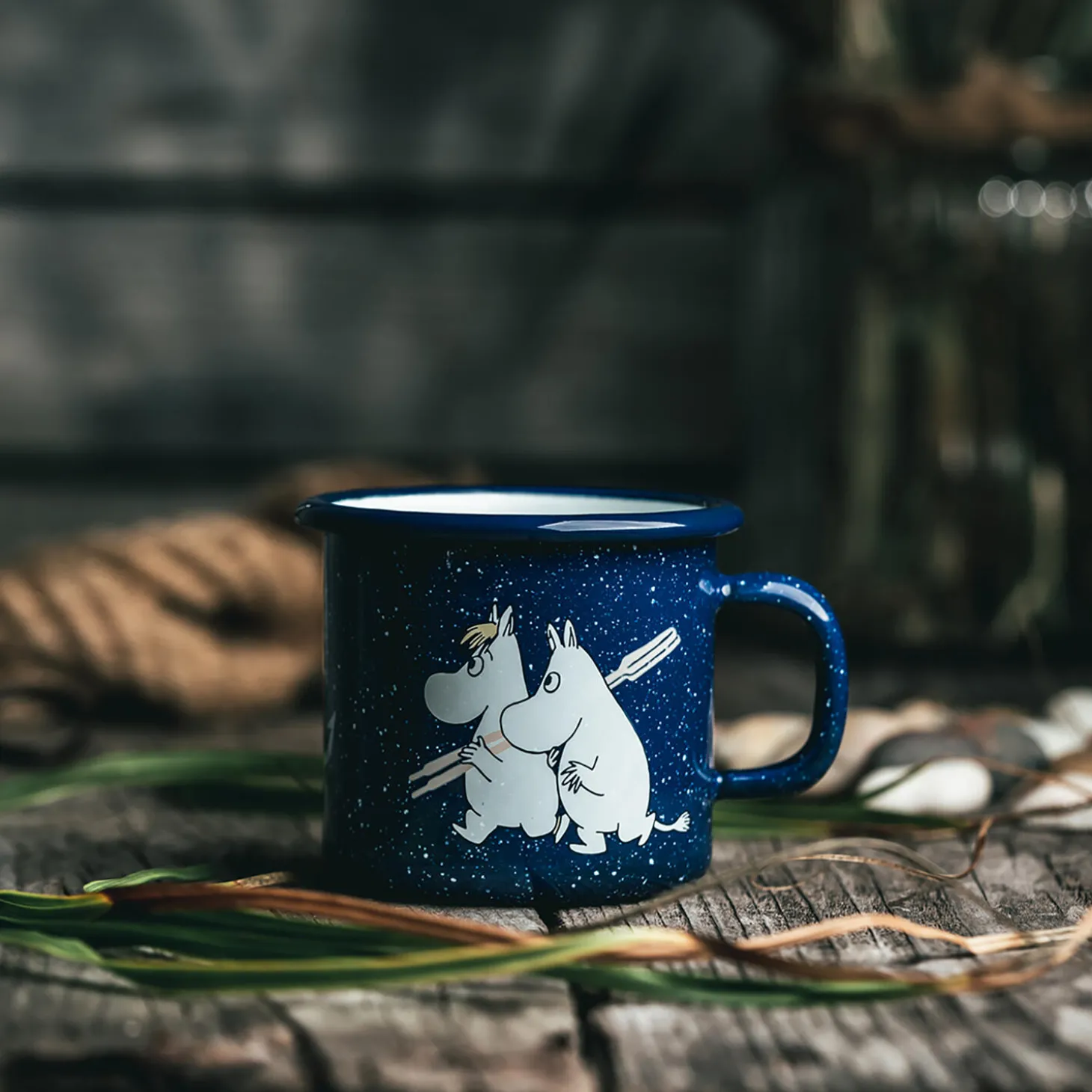 Mumi Sømænd emaljekrus