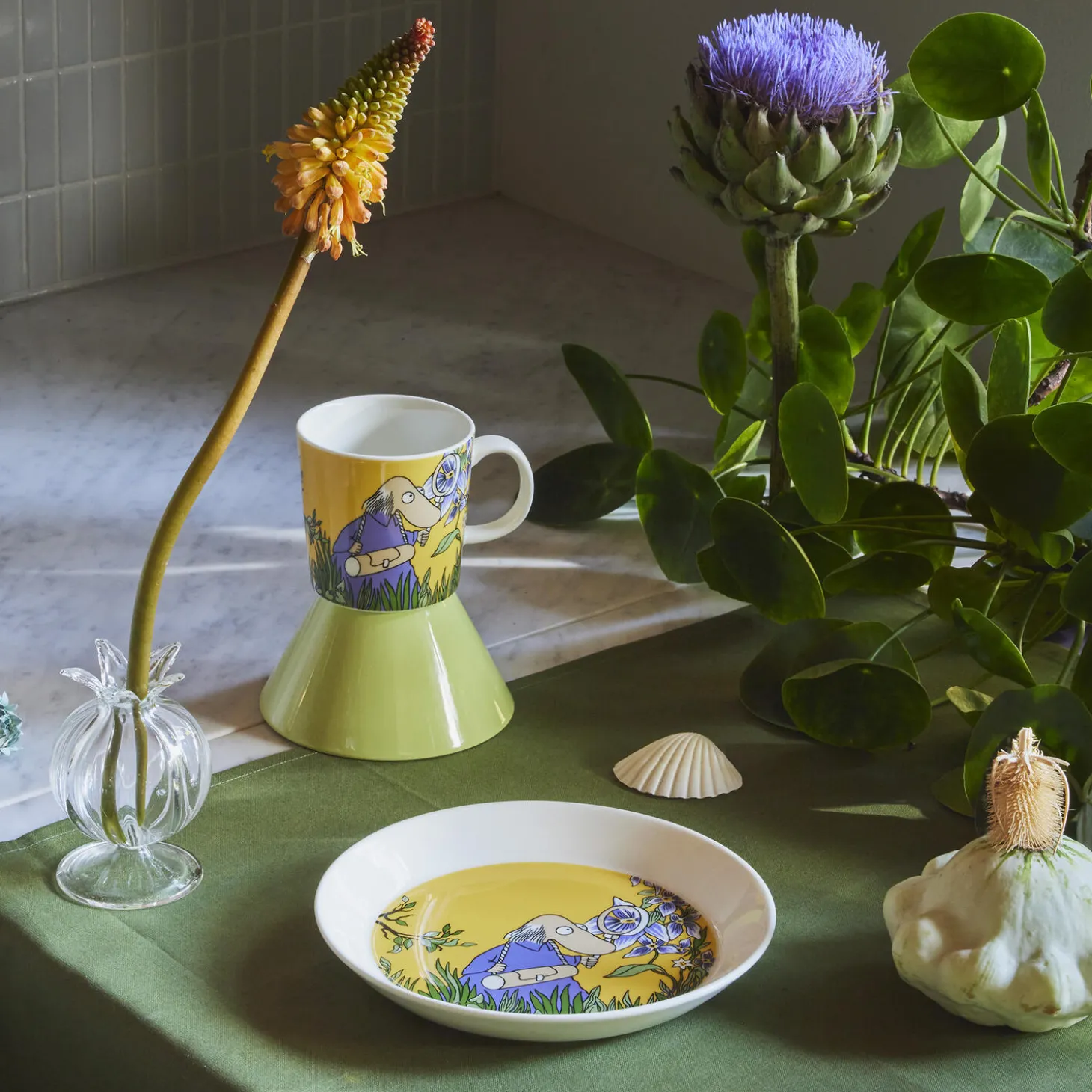 Mumi tallerken Ø 19 cm Hemulen