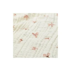 Muslin babytæppe, windflower creme