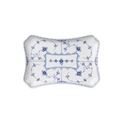 Musselmalet Halvblonde Rektangulært fad