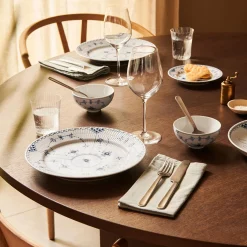 Musselmalet Halvblonde tallerken Ø 27 cm