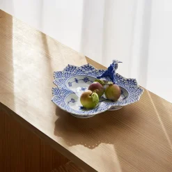 Musselmalet Helblonde asiet 25 cm