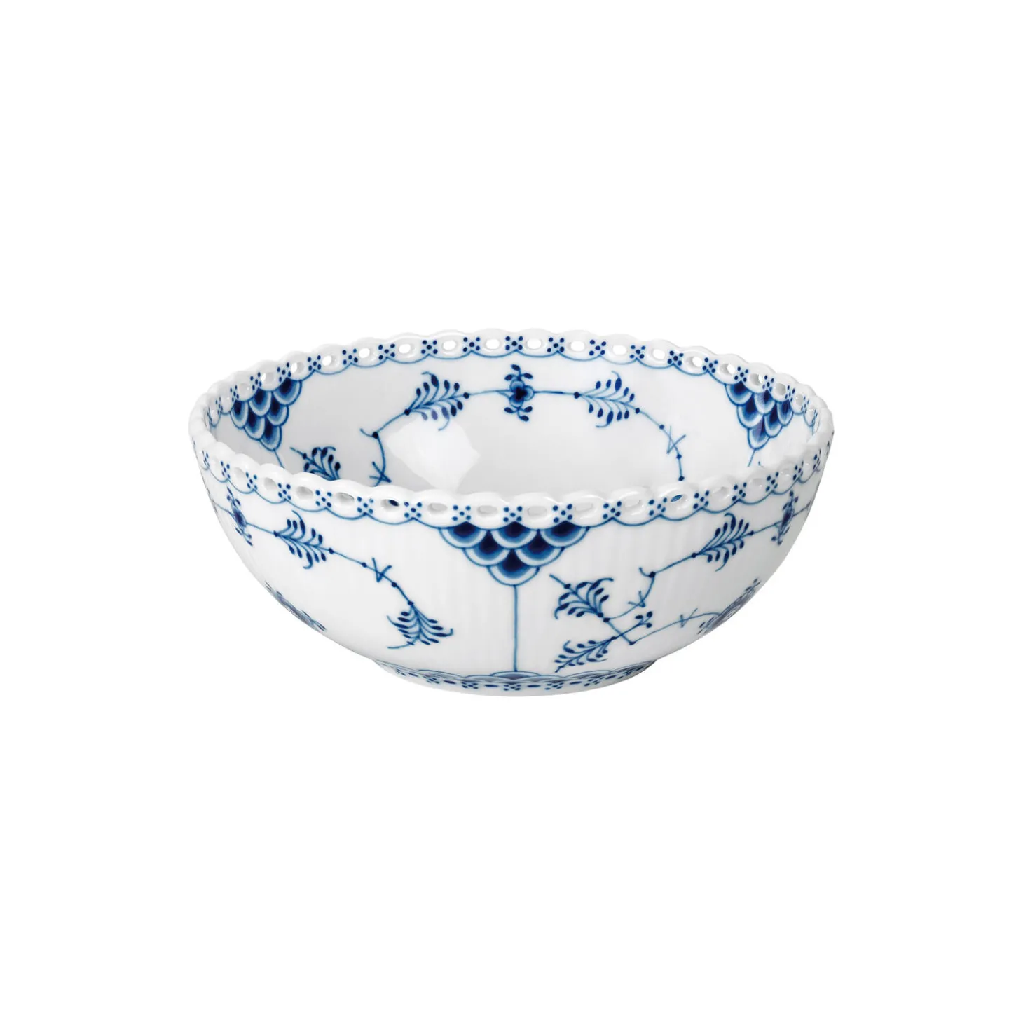 Musselmalet Helblonde skål 50 cl