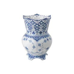 Musselmalet Helblonde vase 22 cm