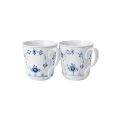 Musselmalet Riflet krus 28 cl