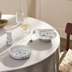 Musselmalet Riflet olie- og eddikeflaske 33 cl