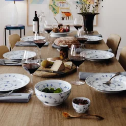 Musselmalet Riflet skål 180 cl