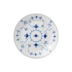 Musselmalet Riflet tallerken Ø 25 cm