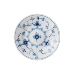 Musselmalet Riflet tallerken Ø 12 cm