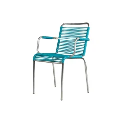 Mya Outdoor Chair with Armrests, turquo
