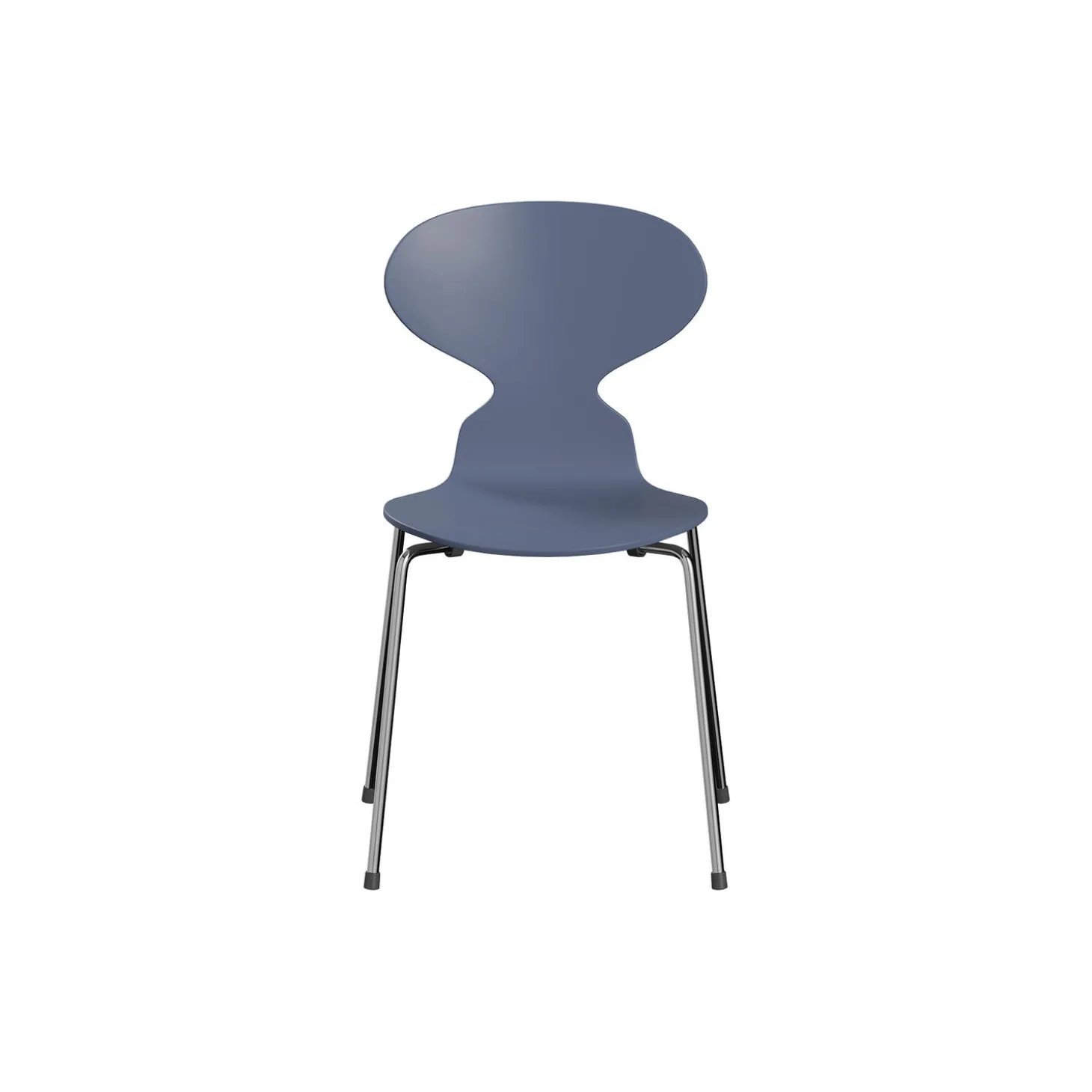 Myren™ 3101 fuldlakeret stol, dusk blue/krom