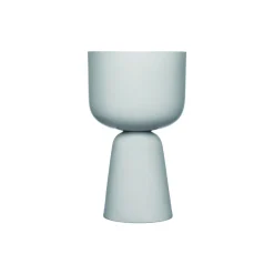 Nappula urtepotte small high, lysegrå