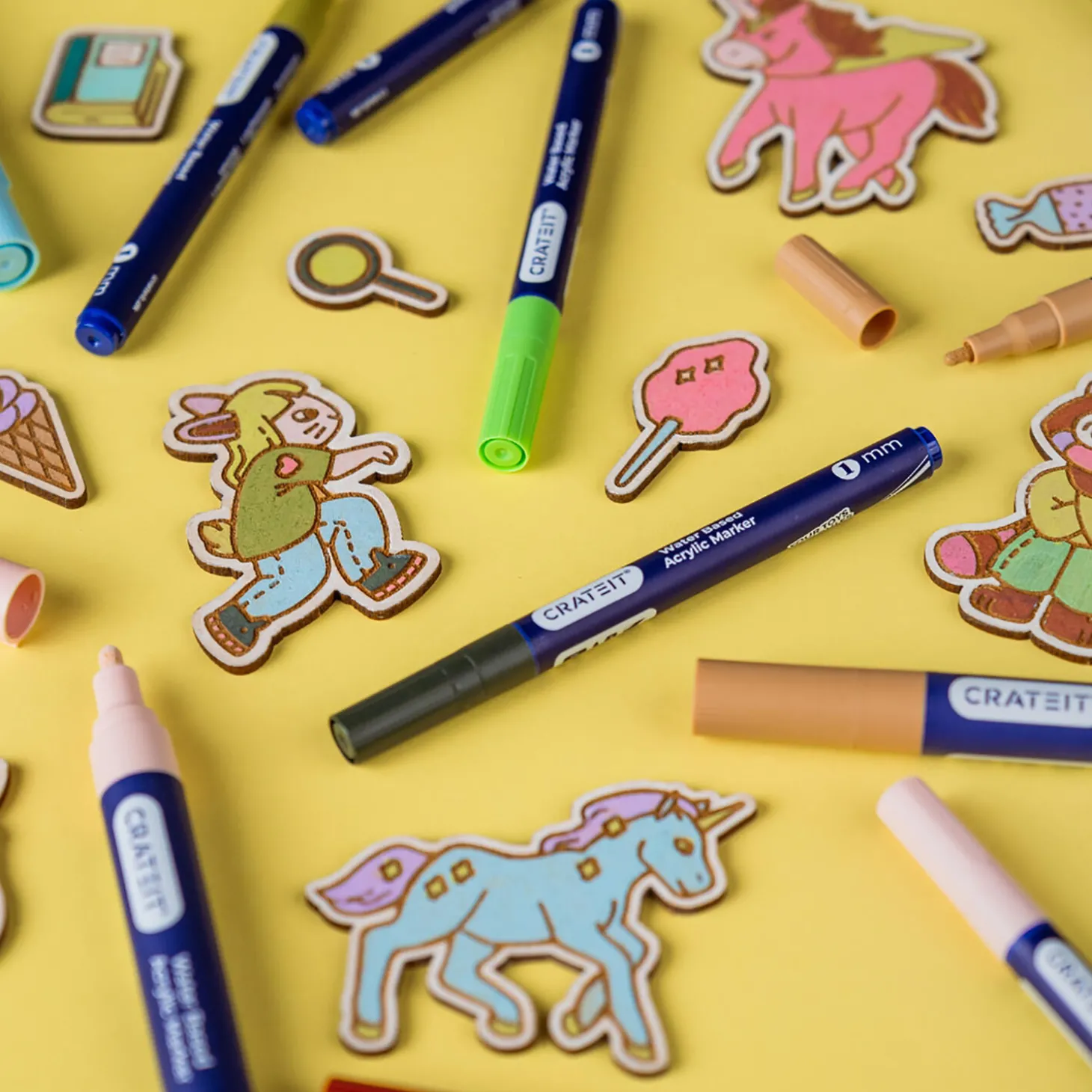 Nature Tuscher 1 mm 6 stk.