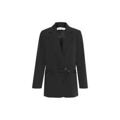 NaxaIW Belt Blazer, black