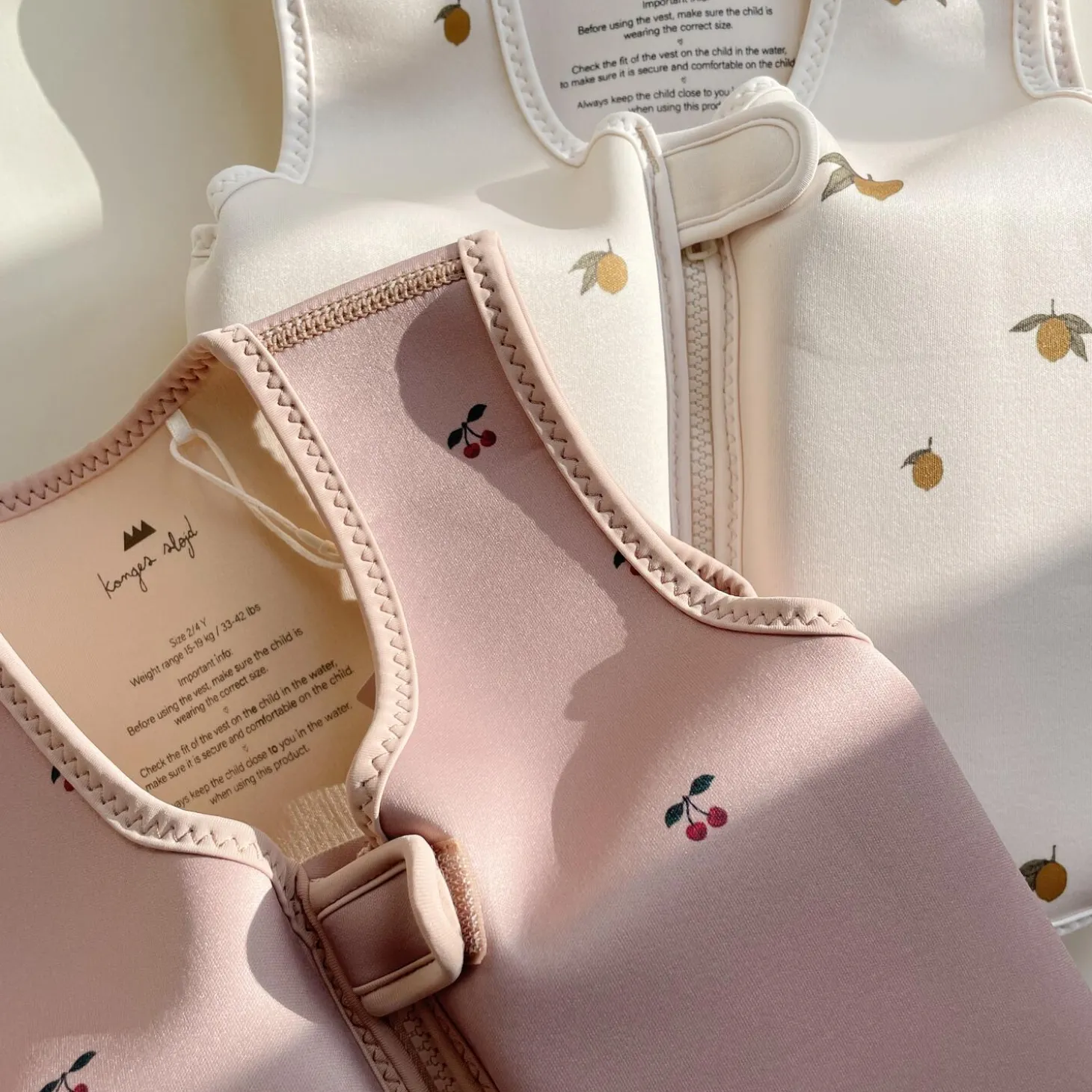 Neopren svømmevest, cherry