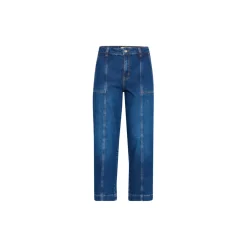 NettayaPW Jeans, medium dark blue denim