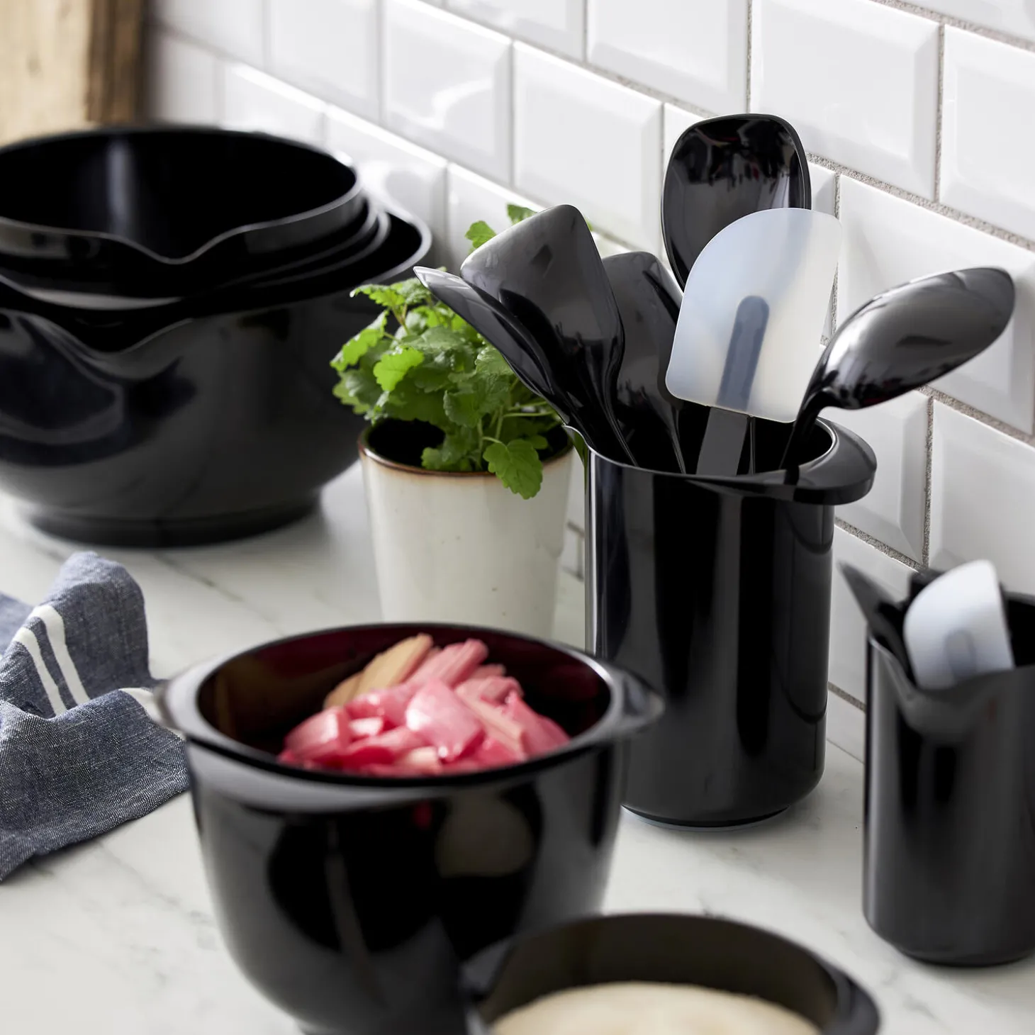 NEW Margrethe røreskål, carbon black