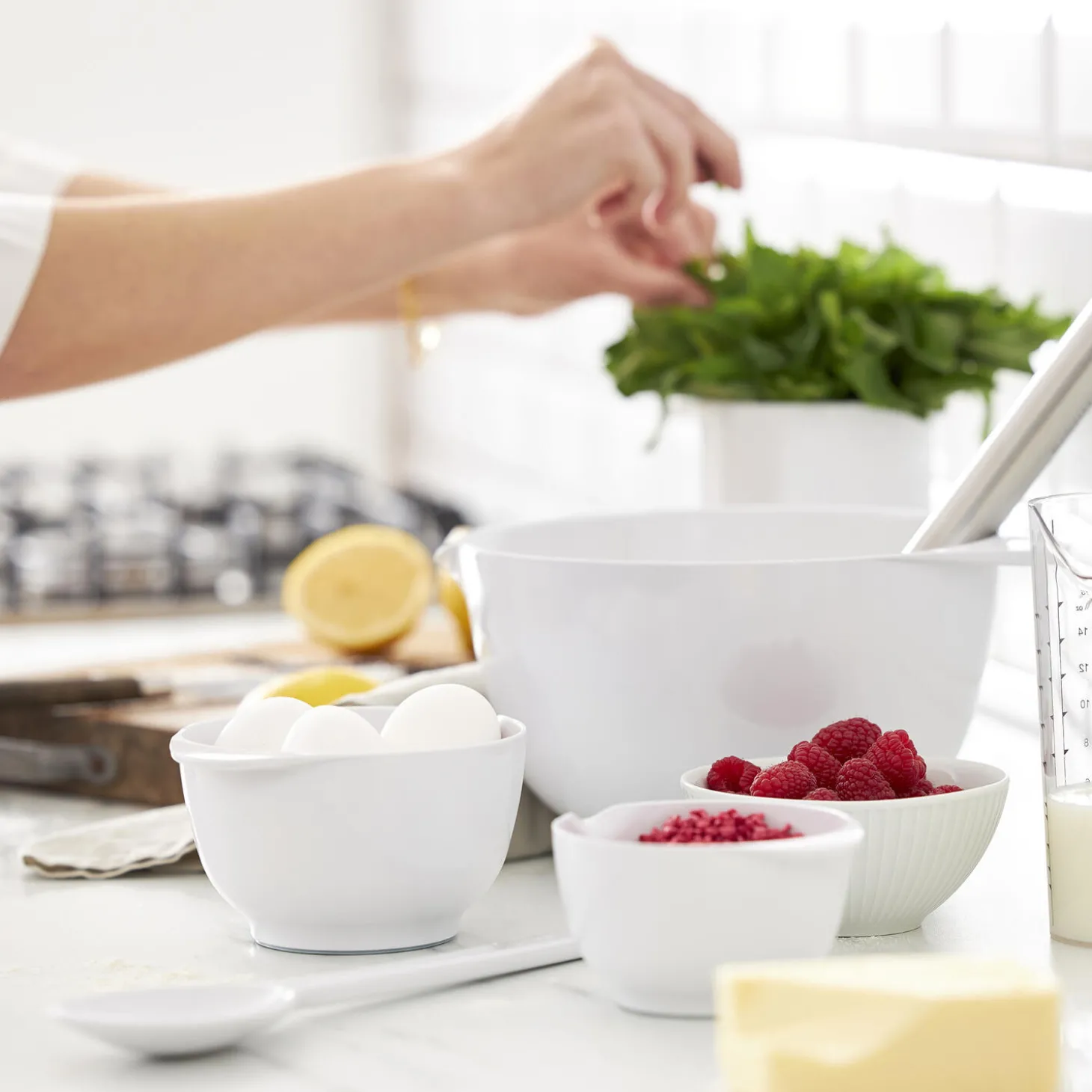 NEW Margrethe røreskål, hvid