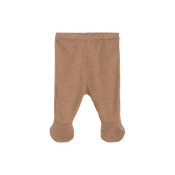 Newborn Pants w. Feet, almond