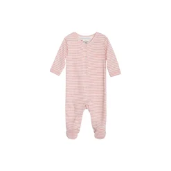 Newborn Suit, coral/offwhite