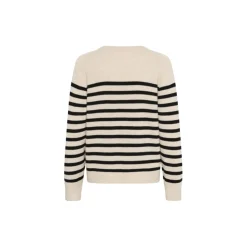 NiakaPW Pullover, black stripe