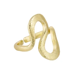 Nina ring, guldbelagt