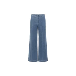 NinnenPW Pants, light blue denim