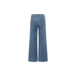 NinnenPW Pants, light blue denim