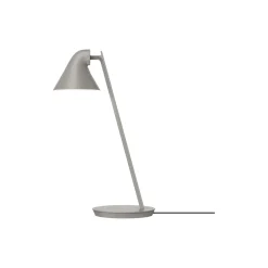 NJP Mini bordlampe, lys aluminium grå