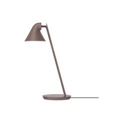 NJP Mini bordlampe, rosabrun