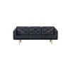No. 1 2003 3 pers. sofa, navy/lakeret eg